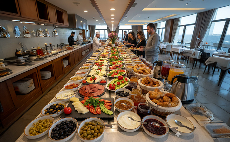 Antalya’da Açık Büfe Kahvaltı Deneyimi | The Manzara